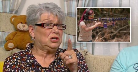 Gogglebox’s Jenny Newby rages over 9-year-old American girl who owns 36 guns: ‘Children her age are being killed!’