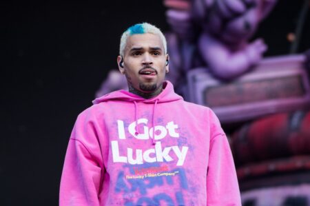 Chris Brown defends himself against history of domestic violence in sweary rant name-checking white celebrities also accused