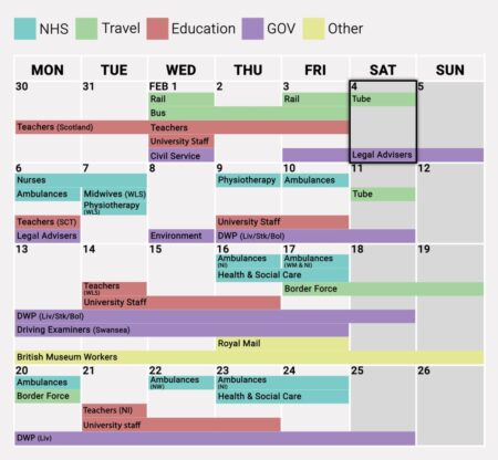 Who’s on strike today and how will it affect you? Daily update for February 4