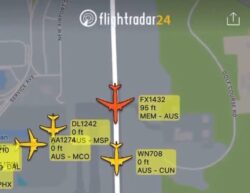 Radar shows how planes came within 75ft of collision in runway blunder