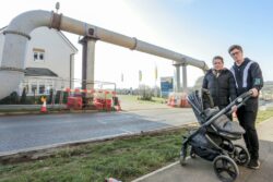 Residents next to huge ‘poo pipe’ say they’re woken by waste being flushed