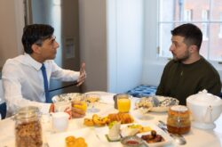 We’re not sure what’s going on with Rishi’s breakfast surprise for Zelensky