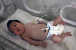 Baby born under rubble of Turkey-Syria quake given Arabic name for ‘miracle’