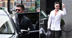 Simon Cowell looks like a kid in their dad’s massive clothes as he gets ready for Britain’s Got Talent filming
