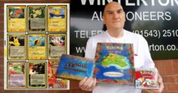 Dad who spent years collecting rare trading cards to sell them for £250,000