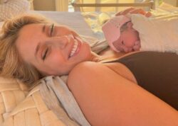 Stacey Solomon cries happy tears as newborn Belle finally reaches important milestone during health check