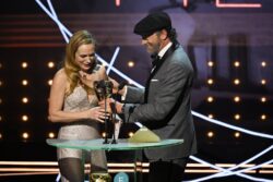 CODA’s Troy Kotsur accidentally gives Bafta to Carey Mulligan instead of Kerry Condon after ‘miscommunication’ with sign language interpreter