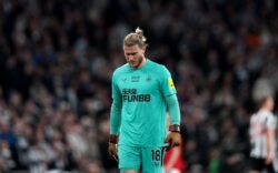 Eddie Howe: Loris Karius can be ‘really proud’ of Carabao Cup final display after Newcastle’s defeat to Manchester United