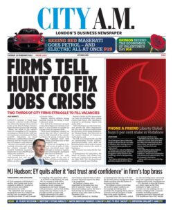 City AM – Firms tell Hunt to fix job crisis  