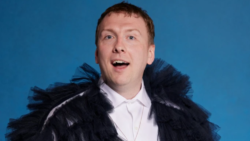 Joe Lycett thanks bestie Liz Truss and calls for Richard Sharp to quit as BBC chairperson in iconic speech for comedy game changer award