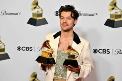 The problem with Harry Styles’ car crash Album of the Year Grammy acceptance speech