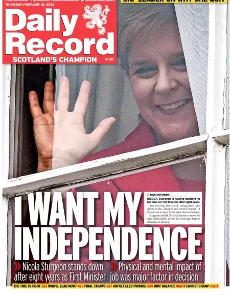 Daily Record - I want my independence 