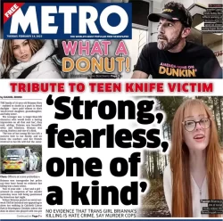 Metro – Tributes to teen knife victim: ‘strong, fearless, one of a kind’