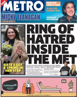 Metro – Ring of hatred inside the Met 