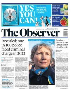 The Observer - Revealed: one in 100 police faced criminal charge in 2022