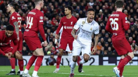 Liverpool thrashed at home in Champions League thriller