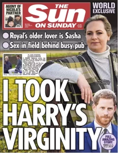 The Sun on Sunday - I took Harry’s virginity