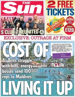 The Sun – Cost of living it up 