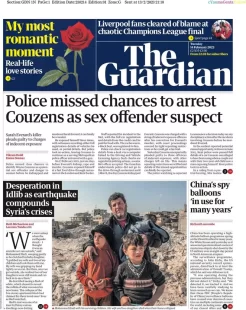 The Guardian – Police missed chances to arrest Couzens as sex offender suspect 