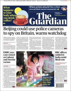 The Guardian – Beijing could use police cameras to spy on Britain, warns watchdog