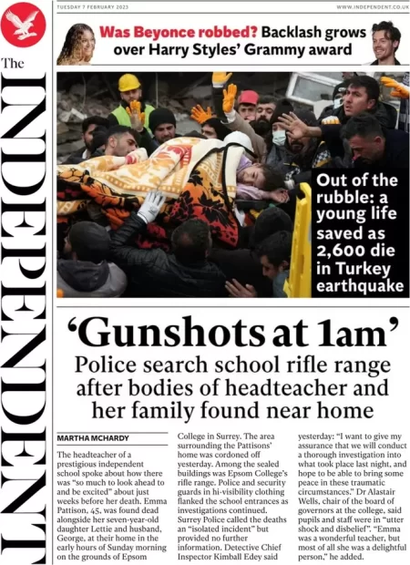 The Independent - Gunshots at 1am