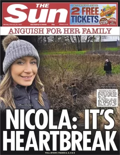 The Sun – Nicola: It’s heartbreak 