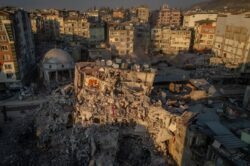 New Turkey earthquake traps people under rubble 