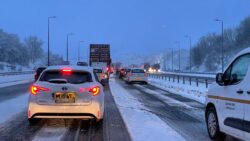 Thousands stuck in their cars overnight after blizzards bring M62 to a standstill