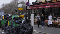 Garbage piles up in France’s ‘City of Lights’ as pension strikes continue