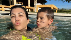 Kourtney Kardashian’s son Reign, 8, also dyes hair platinum blonde and it looks seriously cool