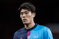 Arsenal defender Takehiro Tomiyasu ruled out for the season after undergoing knee surgery