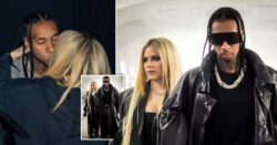Avril Lavigne and new flame Tyga look iconic in matching leather outfits for Paris Fashion Week after confirming romance