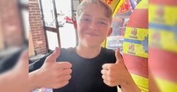 Boy, 12, killed after being hit by a van pictured