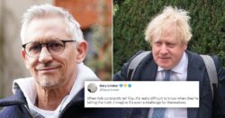 Gary Lineker blasts ‘lying’ Boris Johnson over partygate defence