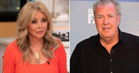 Carol Vorderman lays into Jeremy Clarkson for ‘having a go at a woman again’ after he takes at aim at her in latest blistering column