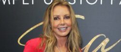 Carol Vorderman showers while sitting on the toilet: ‘There’s a loo in there’