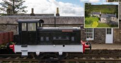 House with its own train and private working railway on sale for £500,000