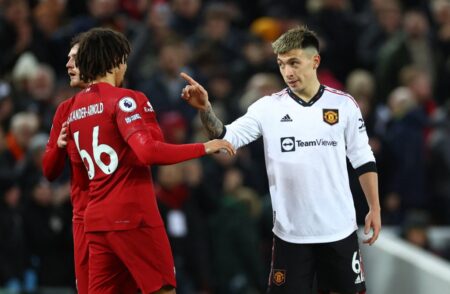 Paul Scholes blasts ‘criminal’ Lisandro Martinez during Manchester United’s 7-0 defeat to Liverpool