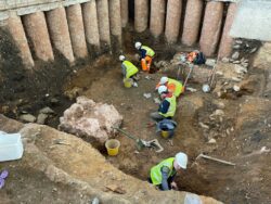 Roman shrine discovered under Leicester Cathedral graveyard