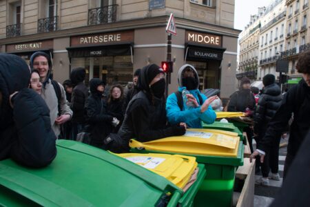 French teens protest over rise in pension age plans