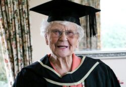 PE teacher, 101, finally given degree more than 60 years after graduating