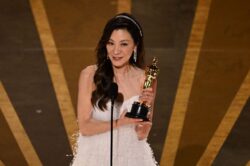 Glowing Michelle Yeoh celebrates ‘beacon of hope’ Oscars glory after making history with award win