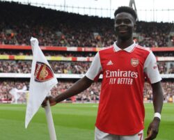 William Gallas sets ambitious target for Arsenal star Bukayo Saka