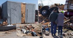 Restaurant workers survived tornado by hiding in fridge