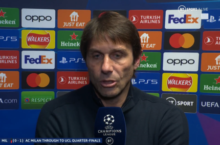 Antonio Conte speaks out on his Tottenham future after Champions League exit