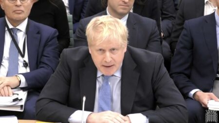 Boris Johnson declares ‘hand on my heart, I didn’t lie to the House’ during grilling over Partygate