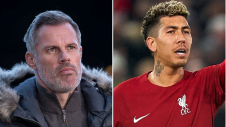 Jamie Carragher reacts to Roberto Firmino transfer rumours