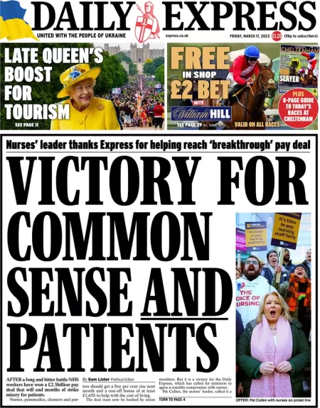 Daily Express - Victory for common sense and patients