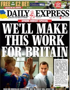 Daily Express – We’ll make this work for Britain 