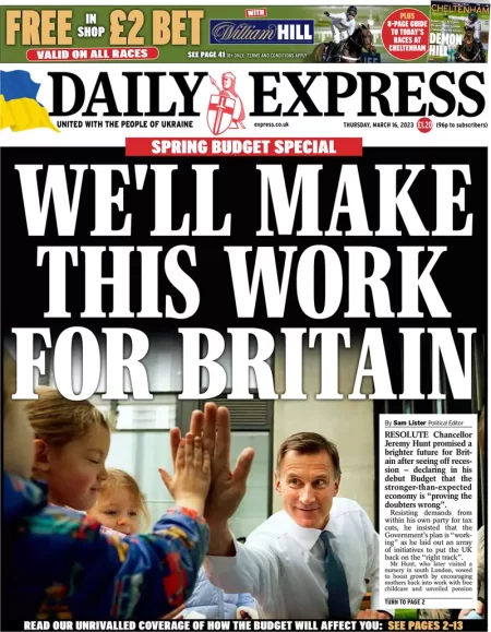 Daily Express - We’ll make this work for Britain